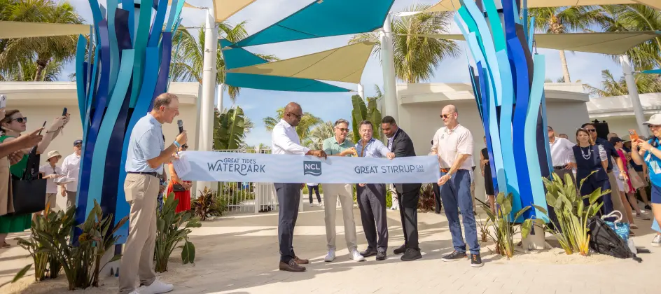 Norwegian Cruise Line eröffnet Wasserpark auf Bahamas